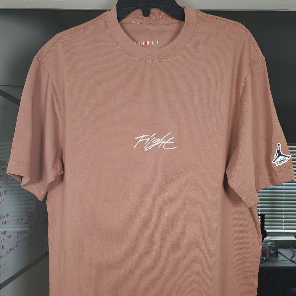 JORDAN FLIGHT BROWN T-SHIRT MEDIUM